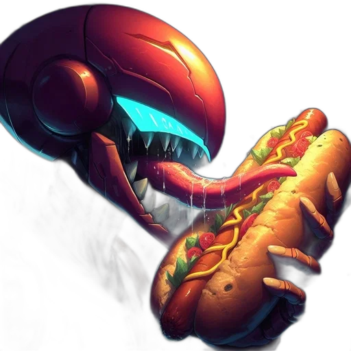 food, weapon, robot, animal transparent PNG cut-out