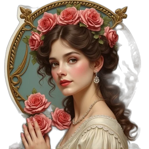 jewelry, face, crown, dress transparent PNG cut-out