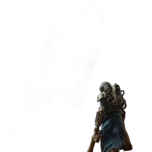 sword, staff, weapon, robot transparent PNG cut-out