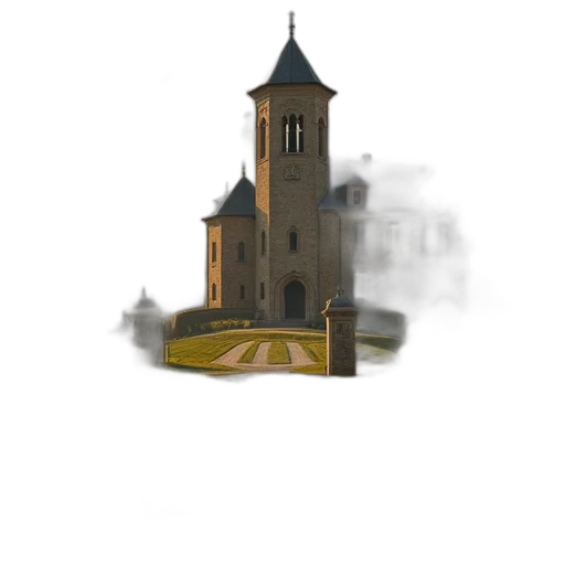 building, dress, weapon, staff transparent PNG cut-out
