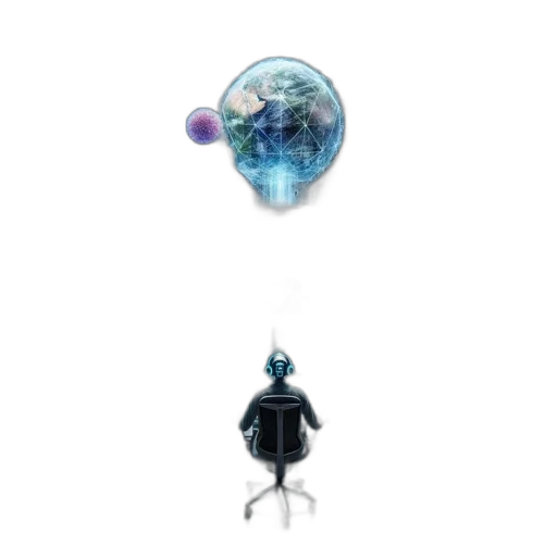 robot, staff, jewelry, creature transparent PNG cut-out