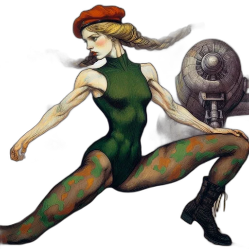 dress, concept art, comic book art, fantasy art transparent PNG cut-out