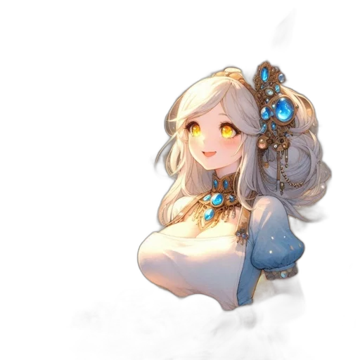 staff, dress, crown, jewelry transparent PNG cut-out
