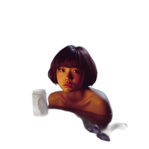 face, robot, hair, weapon transparent PNG cut-out