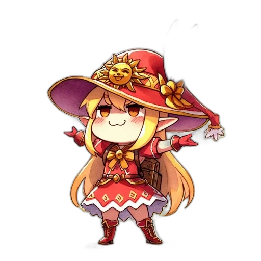 staff, hat, weapon, dragon transparent PNG cut-out