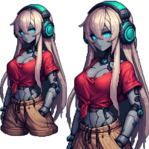 robot, mask, weapon, creature transparent PNG cut-out
