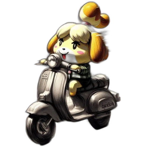 car, animal, staff, weapon transparent PNG cut-out