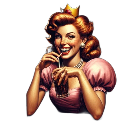 crown, jewelry, staff, cartoon transparent PNG cut-out