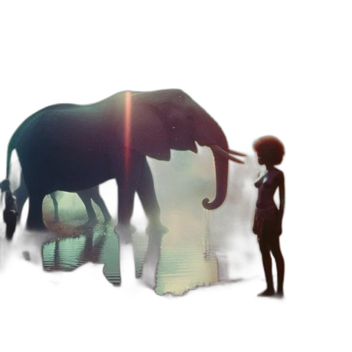 animal, creature, concept art, 3d render transparent PNG cut-out