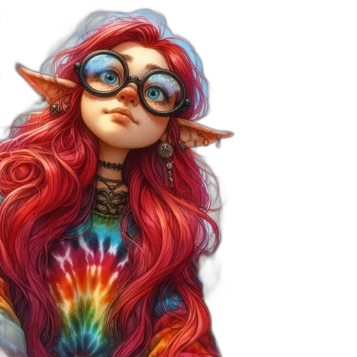 fantasy art, concept art, pixel art, watercolor transparent PNG cut-out