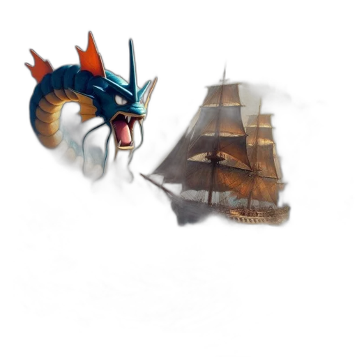 dragon, creature, weapon, animal transparent PNG cut-out