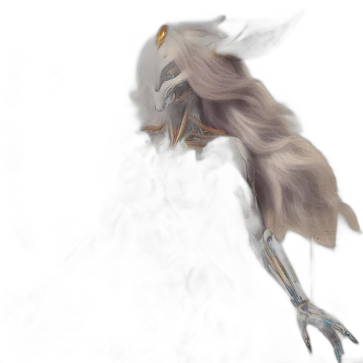 dragon, creature, hair, animal transparent PNG cut-out