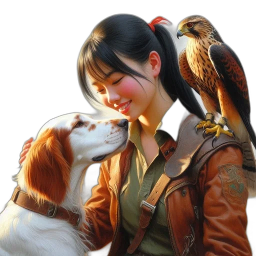animal, staff, creature, jacket transparent PNG cut-out