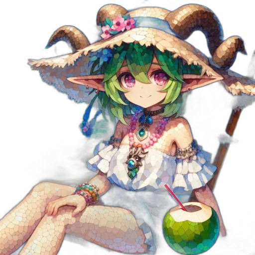 staff, hat, dragon, mask transparent PNG cut-out