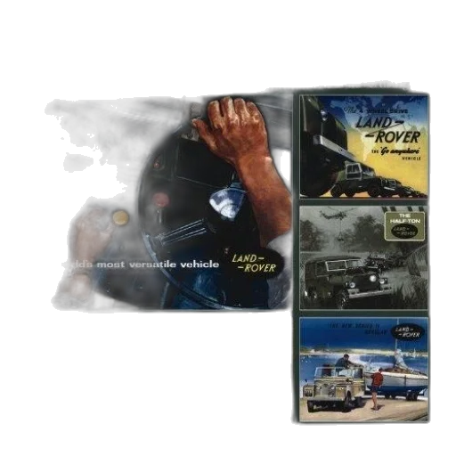 book, cover, titled, land-rover transparent PNG cut-out