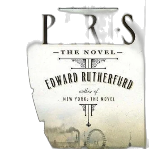 cover, paris, novel, edward transparent PNG cut-out