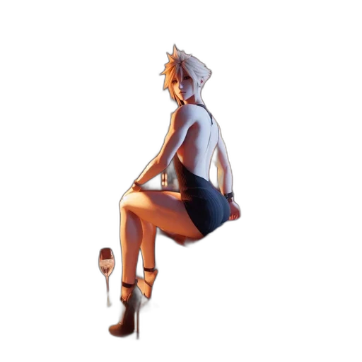dress, shoes, crown, jacket transparent PNG cut-out