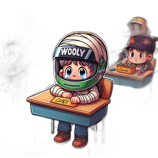 concept art, cartoon, comic book art, anime transparent PNG cut-out