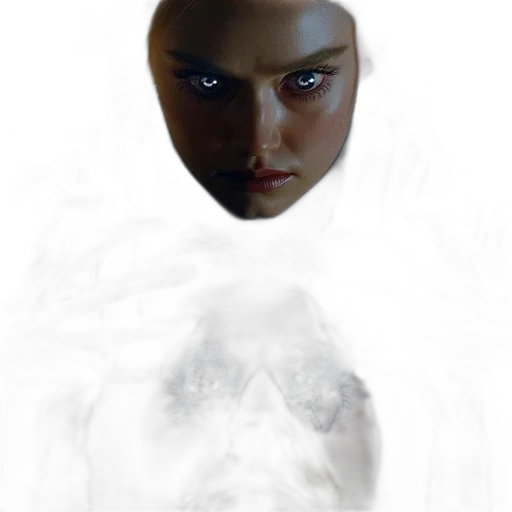 face, mask, creature, crown transparent PNG cut-out
