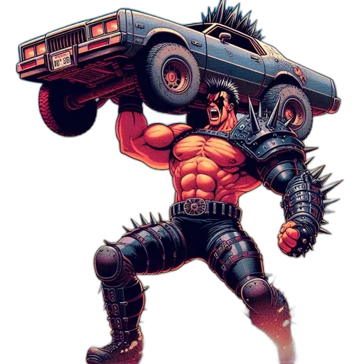 robot, car, weapon, concept art transparent PNG cut-out