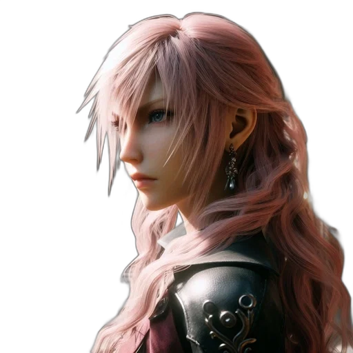 face, hair, dragon, concept art transparent PNG cut-out
