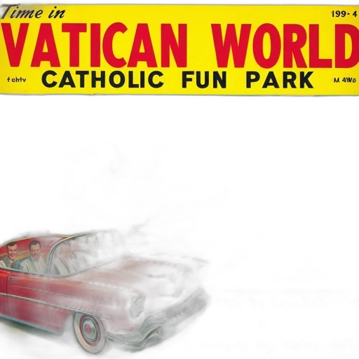 car, concept art, comic book art, poster transparent PNG cut-out
