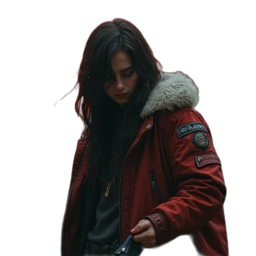 jacket, weapon, jewelry, creature transparent PNG cut-out
