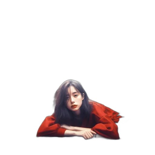 jacket, face, creature, hair transparent PNG cut-out