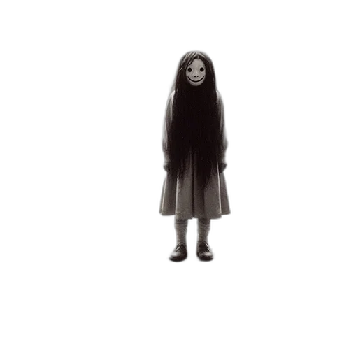 dress, creature, mask, hair transparent PNG cut-out