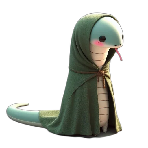 dragon, creature, animal, staff transparent PNG cut-out