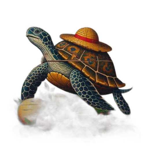 animal, hat, creature, photorealistic transparent PNG cut-out