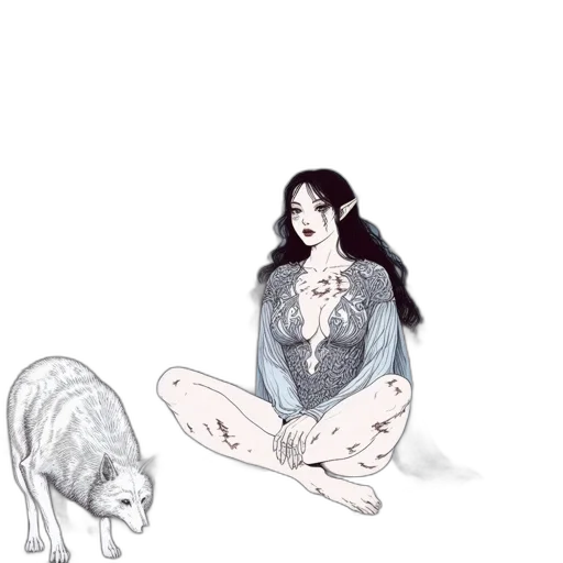 dress, creature, animal, jewelry transparent PNG cut-out