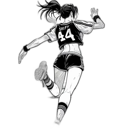 concept art, cartoon, comic book art, anime transparent PNG cut-out