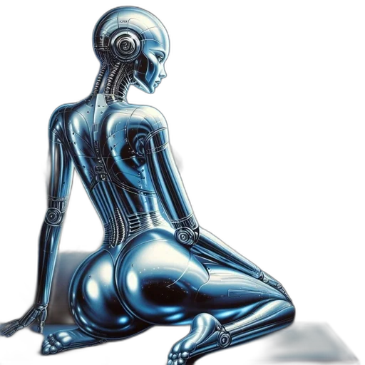 robot, dress, creature, concept art transparent PNG cut-out