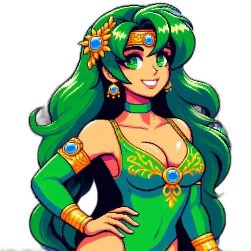 dress, pixel art, fantasy art, concept art transparent PNG cut-out
