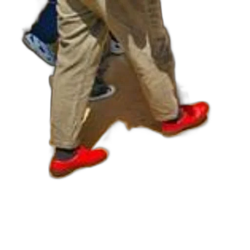 jacket, shoes, staff, creature transparent PNG cut-out