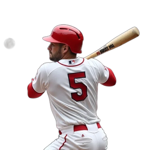 weapon, baseball, player, white transparent PNG cut-out