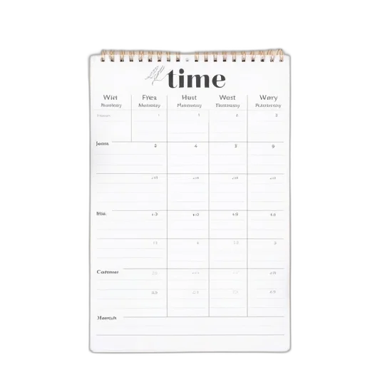 free, time, planner, printable transparent PNG cut-out