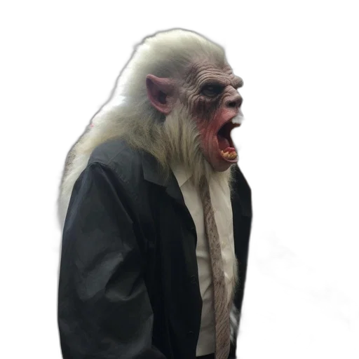 creature, jacket, animal, mask transparent PNG cut-out