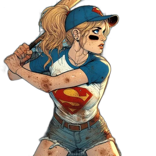 comic book art, cartoon, concept art, fantasy art transparent PNG cut-out