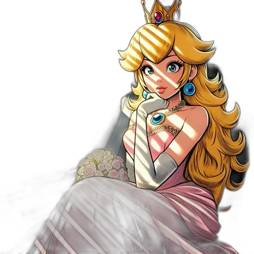 crown, dress, jewelry, concept art transparent PNG cut-out