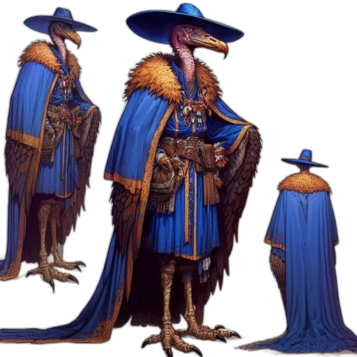 staff, hat, jacket, concept art transparent PNG cut-out