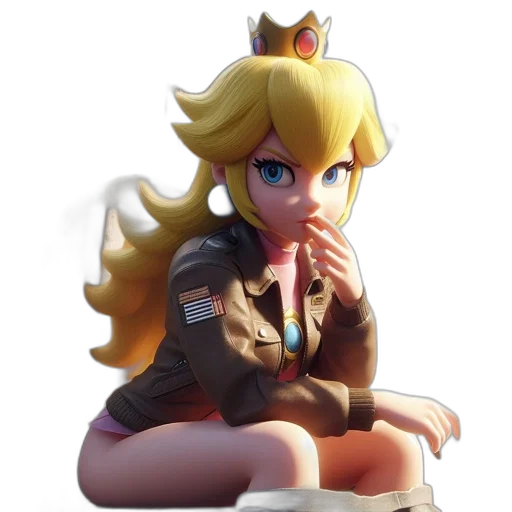 crown, weapon, 3d render, concept art transparent PNG cut-out