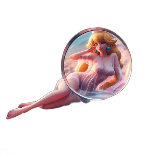 umbrella, dress, creature, concept art transparent PNG cut-out