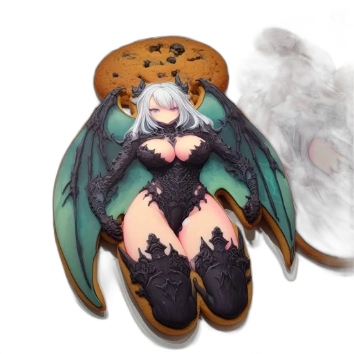 dragon, creature, food, fantasy art transparent PNG cut-out