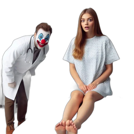 mask, dress, creature, shoes transparent PNG cut-out