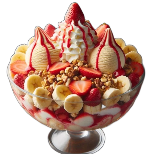 food, crown, photorealistic, 3d render transparent PNG cut-out