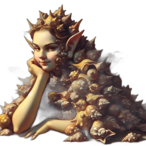 crown, creature, fantasy art, concept art transparent PNG cut-out
