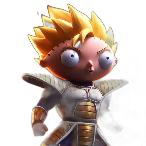 staff, weapon, creature, 3d render transparent PNG cut-out
