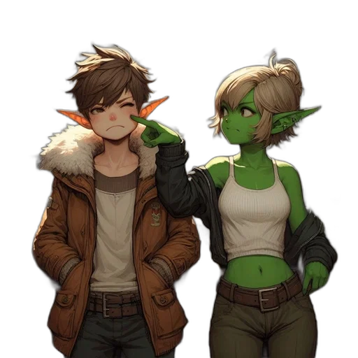 jacket, mask, staff, concept art transparent PNG cut-out